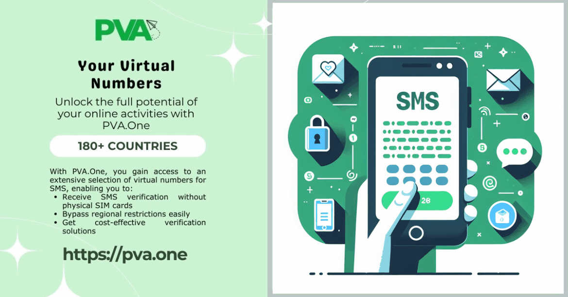 using pva.one sms verification